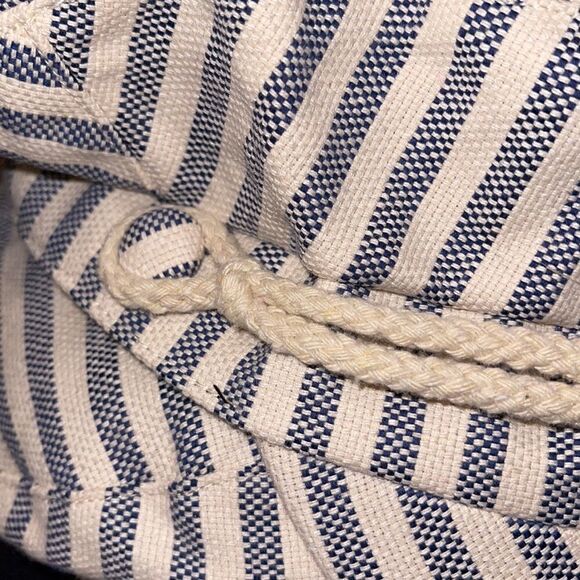 NWT INC International Concepts jean material white blue cap cord detail - Picture 5 of 5